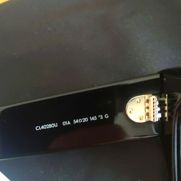 CELINE 🔥 NWT 🔥 Bold Three Dots 54MM Rectangular Sunglasses. NEVER USED! - Picture 8 of 17